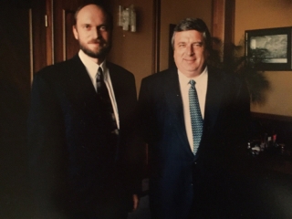 Sergei Pugachev and managing director of President of the Russian Federation Pavel Borodin (1990s) / Sergueï Pougatchev et directeur général de Président de la Fédération de Russie Pavel Borodine (1990s) / Сергей Пугачев и управляющий делами президента РФ Павел Павлович Бородин (1990-е гг.)